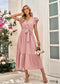 Boho Casual Tied Waist Dress Angela